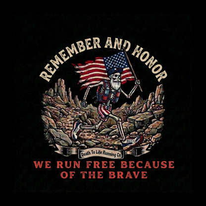 DTLR- Run For The Brave Tee-Heather Graphite