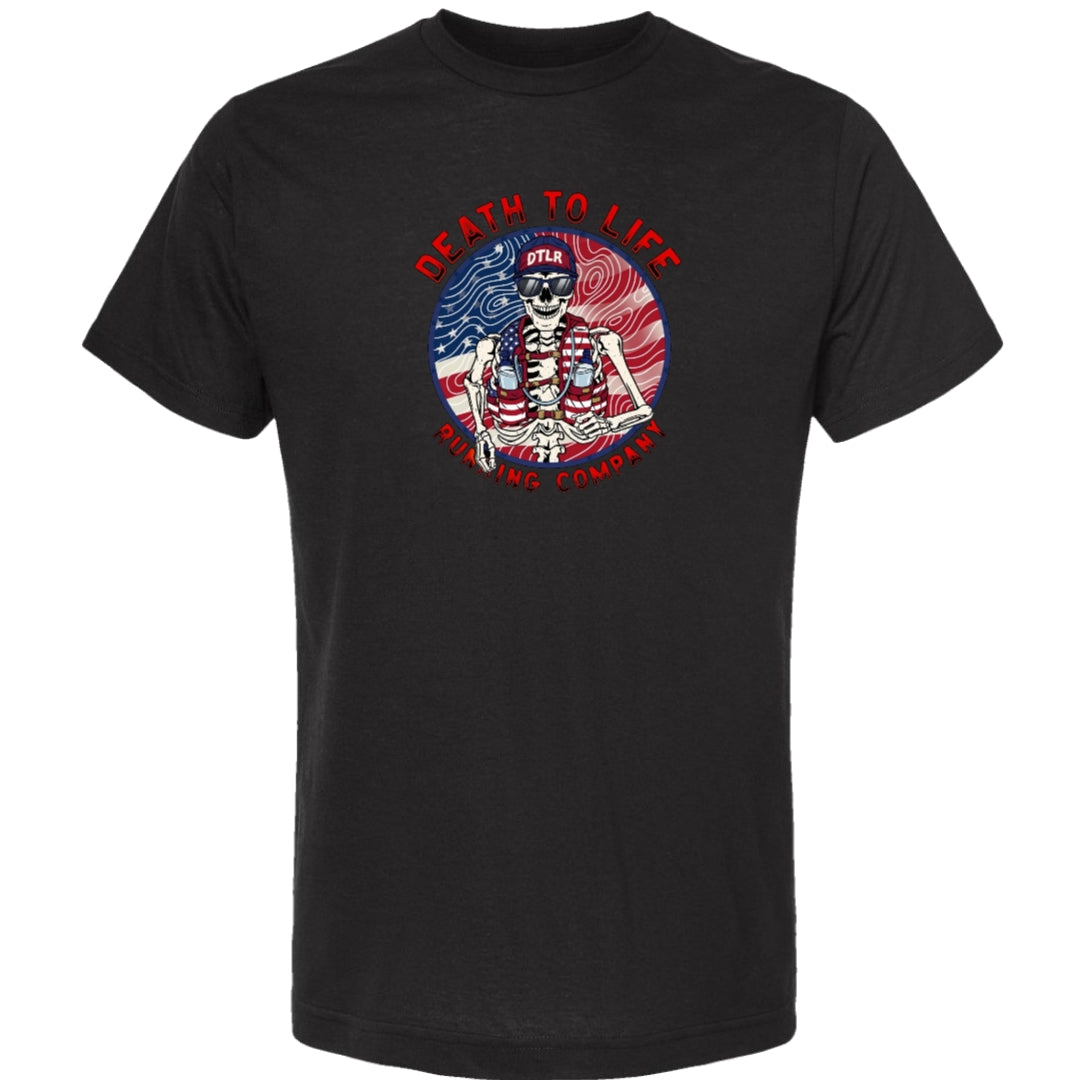 DTLR LOGO- Memorial Day Tribute Black Tee
